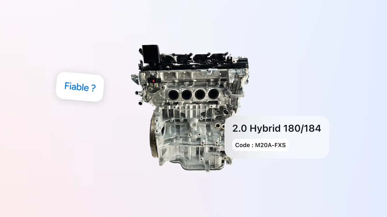 Fiabilité moteur Toyota 2.0 Hybrid (M20A-FXS) : EGR, fiabilité et verdict