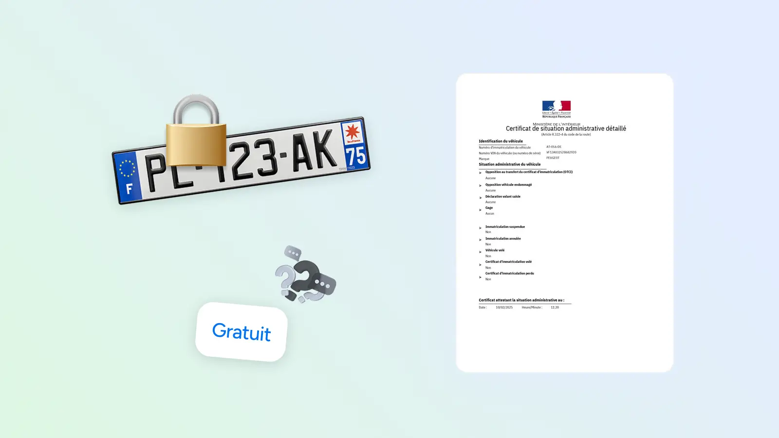 Certificat non-gage : l'obtenir gratuitement et le lire
